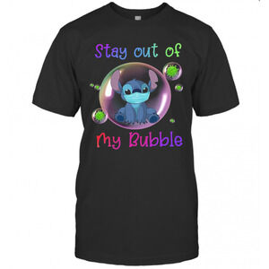 Stitch Mask Stay Out Of My Bubble T-Shirt